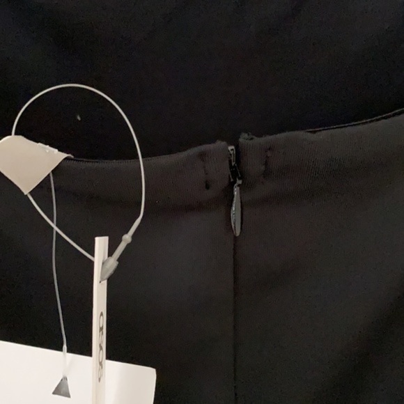 NWT ASOS black Bandeau Double Layer Jumpsuit size 4 - Picture 8 of 16